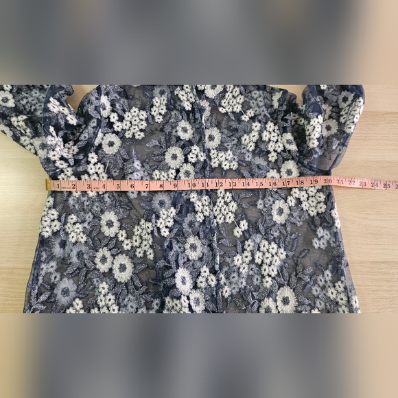 Tahari Sheer Jacket - Picture 6 of 10